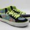 Canvas Upper Material and Rubber Outsole Material action sports running shoes