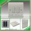 2 gang 1 way switch whole white color push button switch