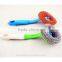 stainless steel scourer with long handle/cleaning ball with good quality