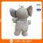 Cheap gray stuffed plush elephant plush toy wholesale