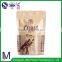 food grade plastic laminated brown kraft paper zipper coffee bags