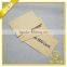 Custom Original recycled kraft paper tag luggage tag