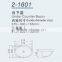 2-1601 Bathroom design circular ceramic under counter basin