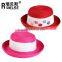 wholesale fashion kids hat church ribbon custom hat cheap paper straw hat