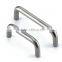 Good quality ss304 Bent furniture cabinet handle hollow and solid available V