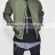 Mens Designer Shirring Sleeve Miliitary Bomber Jacket (LOTG235)