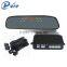 2016 hot selling 4 sensors car rear view parking assist system with four-step Bibi sound alarm
