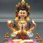 390103 colour painting Tibet culture polyresin religious statues
