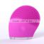 coloful silicon sonic vibration face wash brush for facial cleansing and body sonic brush easy to use