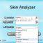 professional facial analysis machine newest portable magic mirror skin analysis / facial analyzer beauty