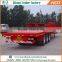 3 Axles 20ft 40ft flatbed trailer used for container transport