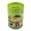 Wholesale round cute money tin can