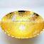 New Design gold and silver plated brass bowl with embossing designs