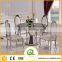 TH387 Guangdong Manufacturer Black Marble Round Oval Dining Table