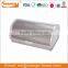 unique stainless steel square metal bread box
