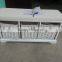 New product wooden bench with basket