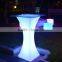 Transparent crystal rechargeable LED Dinner Table
