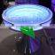2017 led illuminated furniture bar table, glowing high bar cocktail table