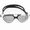 2016 New Panoramic Silicone Adult Swimming Goggles With Silver Mirrored Lens (MM-7200)