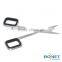SEM0014 4-3/4'' Stain Polished Blades Square Handle Nose Hair Scissors