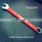 Mirror Polished Combination Spanner Wrench With Rubber Hander