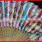 Promotional Japanese paper fan with Customized Logo