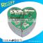 Green baby tooth box with heart shape