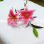 fake high quality wholesale silk cloth flower home decoration artificial tiger lily flowers