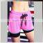 Women Polyester Dri-Fit Athletic Fitness Dance Yoga Sport Lycra Compression Shorts