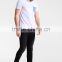 MGOO Manufacturer Offered Round Neck Blank Pocket T Shirt Wholesale Thick Striped T-shirt For Men