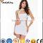 Women No Sleeve Fall Summer Dress 2017 Sexy Club Dress Slim Party Cross Halter Bandage Dresses sexy lingerie