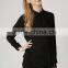 women's black daily shirt plain maternity blouse t-shirts