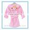 100% cotton custom children hooded bathrobe