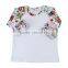 2017 Boutique Summer Fall 3/4 Sleeve Icing Clothes New Print Icing t Shirt Adorable Cotton Wholesale Girls Ruffle Raglan