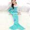 Mermaid Tail Blanket Crochet and Mermaid Blanket for adult Blue Super Soft All Seasons Sleeping Blankets