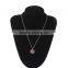 New Fashion Silver Tone " DAUGHTER " Carved Heart Pendant Pink Rhinestone Link Cable Chain Necklace