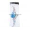 Paper Removable Waterproof Temporary Sternum Tattoo Sticker Body Art Blue Flower Leaves Pattern Temporary Tattoos Printing