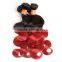 Ombre Hair1b/burgandy Body Wave Brazilian Hair Weaves