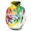 Halloween skeleton hand creative 3D pinted hoodies/ask sky unisex 3D printed sweatshirt hoodies/hot sell 3D baseball jacket