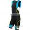 Invisible Zipper Quality Sublimated Triathlon Cycling Wear