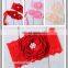 satin flower sash with matching lace baby desigable headband