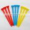 45mm bulk mixed colors plastic golf tees