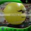 Yellow Inflatable Tennis Ball, Tennis Shape Balloon With Base