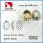 China Wholesale Oval Crystal Fancy Stone Silver Base Point Back Crystal Stone For Earring Jewelry