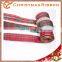 Metallic Shimmer Edge Xmas Ribon For Wall Hangings