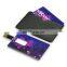 Customized plastic logo usb credit cards 8GB with cover