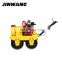 450mm 600mm hand held earth soil double drum roller compactor for sale