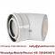 Condensing  flue horizontal 60/100mm coaxial wall terminal flue for gas boilers