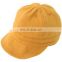 Children's hats spring and autumn soft brim   solid color girls sun hats Korean retro kids baseball