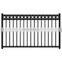 hot sale Xinhai #30 H 5 ft * W 6 ft power coated Aluminium alloy ornamental fence panel with decorative ring